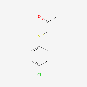Struktur - 1-(4-Chlorophenylthio)propan-2-one, 95%