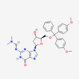 Struktur - 2'-Deoxy-N2-DMF-5'-O-DMT-guanosine, 99%