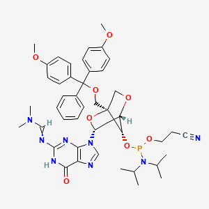 Structure - LNA-guanosine 3'-CE phosphoramidite, 95%