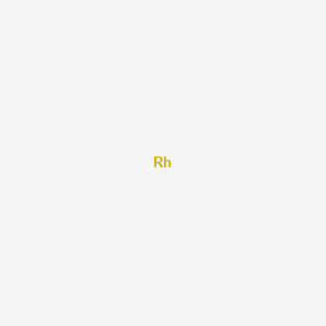 Rakenne - Rhodium nanoparticles, pure,  (<20nm) in acetone at 100mg/L (surfactant and reactant-free)