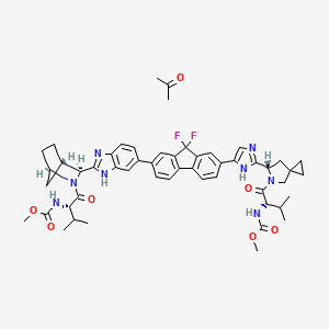 Struktur - Ledipasvir acetone, 98%