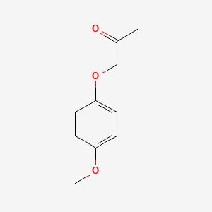 Struktura - 1-(4-Methoxyphenoxy)acetone, p-acetonyloxyanisole